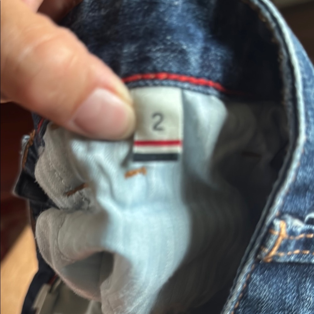 Tommy Hilfiger Dark Wash Denim Mini Skirt - Picture 4 of 4